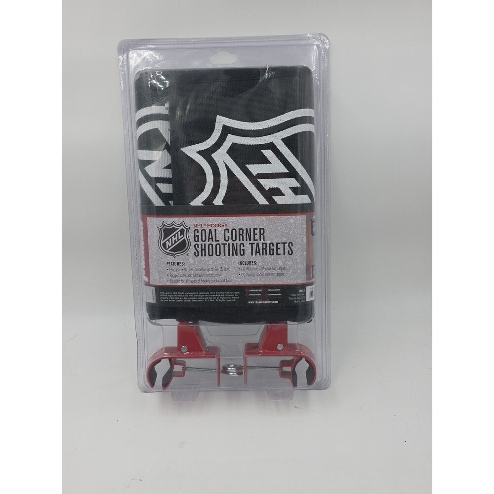 Franklin Sports NHL Hockey Goal Corner Shooting Targets, 4Pcs (Black) NEW!